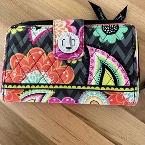 Vera Bradley Pink/orange floral wallet